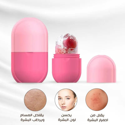 Ice mold for face lift (pink color)