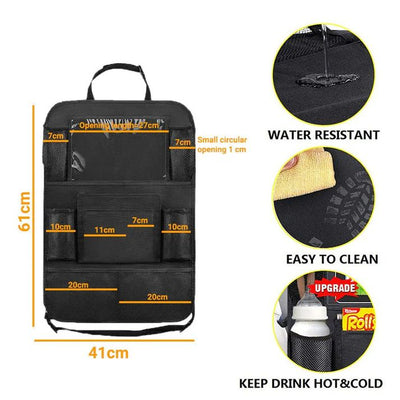 Car Seat Back Storage Bag