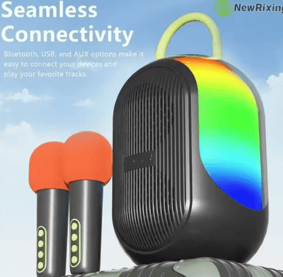 Hoco - Portable BT Speaker with Dual Wireless Microphones