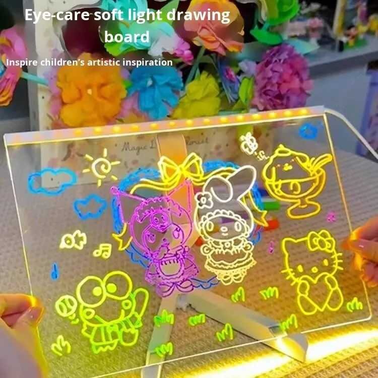 16" Led Drawing Board for Kids – 4 Modes Led Note