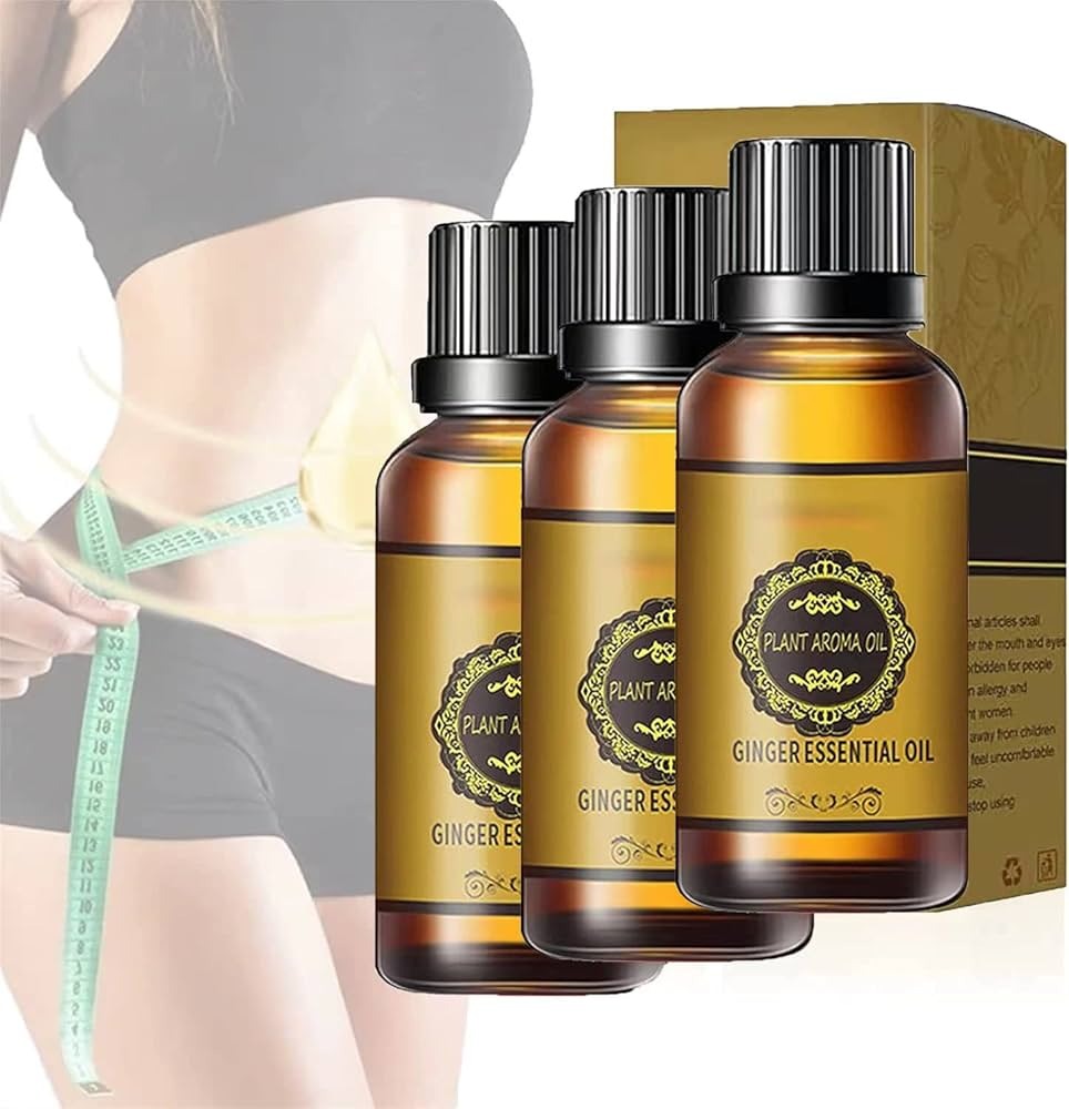 Ginger Oil For Abdominal Drainage, Ginger Oil For Slimming Massage