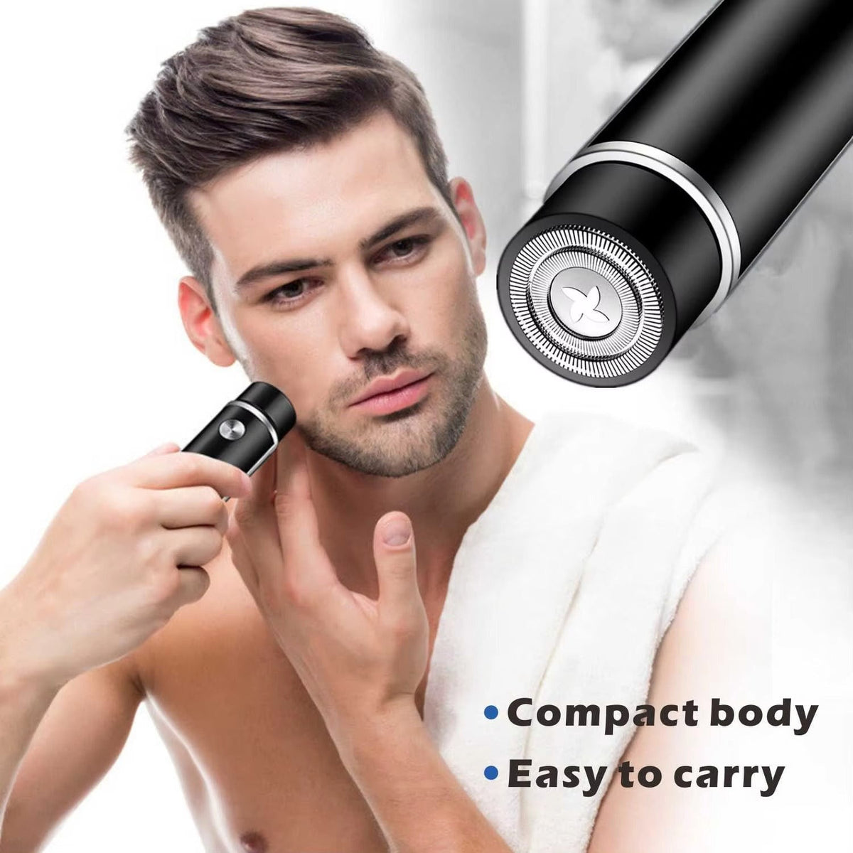 Mini Electric Shaver for Men Portable Electric Razor Beard
