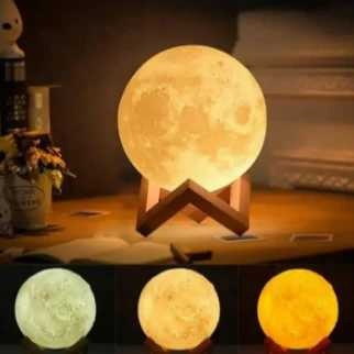 USB Moon Lamp 7 Color Changing Led Lights
