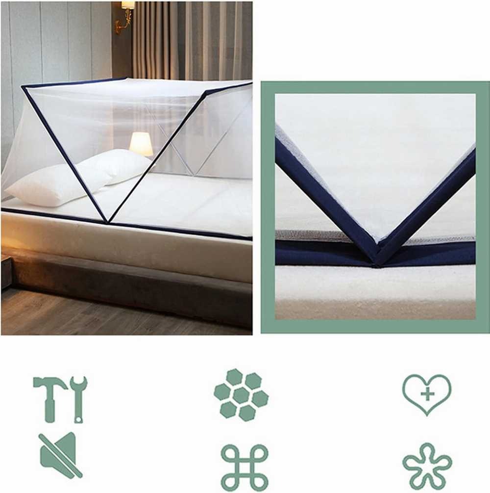 Mosquito Net for Bed – Foldable Canopy Netting Curtains