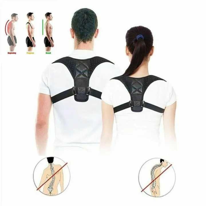 Best Adjustable Energizing Posture Support Belt Strap for Men and Women