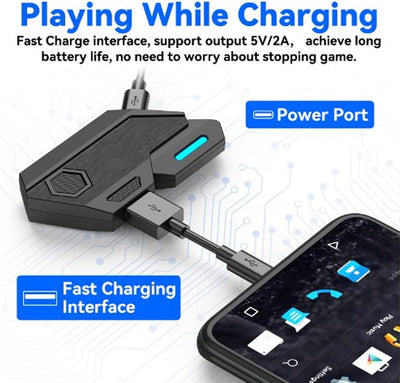 One Hand RGB Gaming Keyboard and Mouse Combo