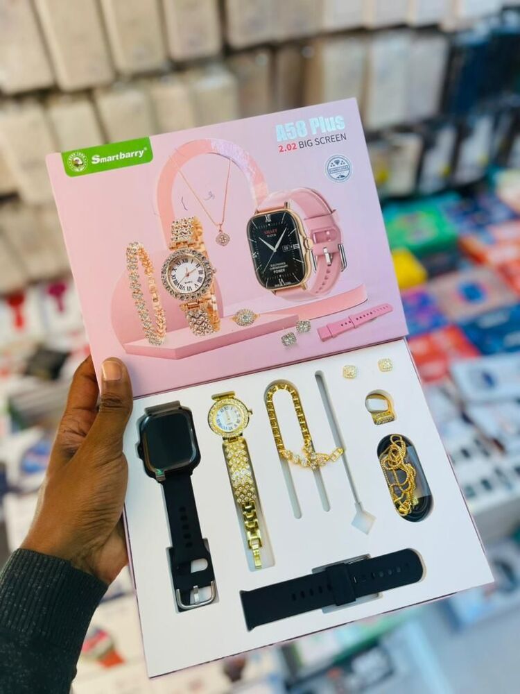 A58 Plus 6 IN 1 Smartwatch Set – KSA DROP