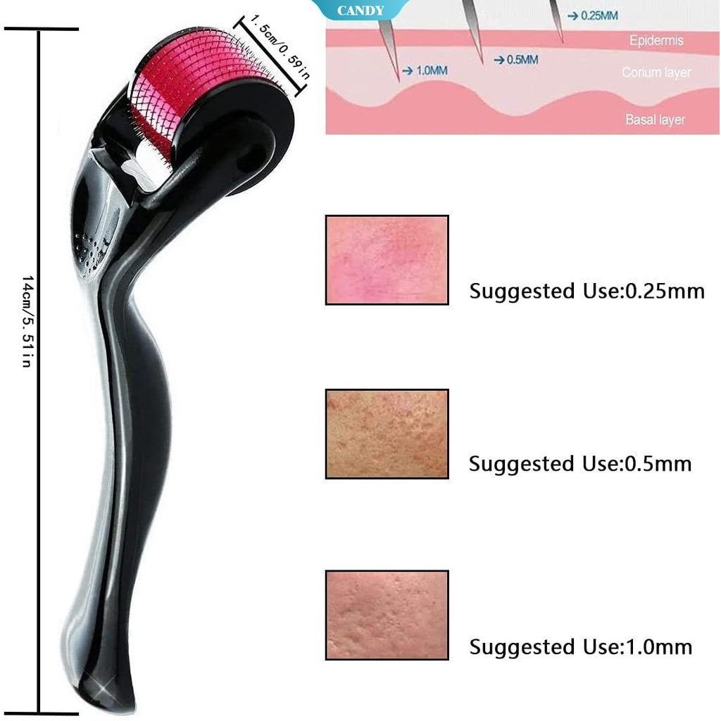 Derma Ruler Derma Roller For Hair Regrowth – KSA DROP