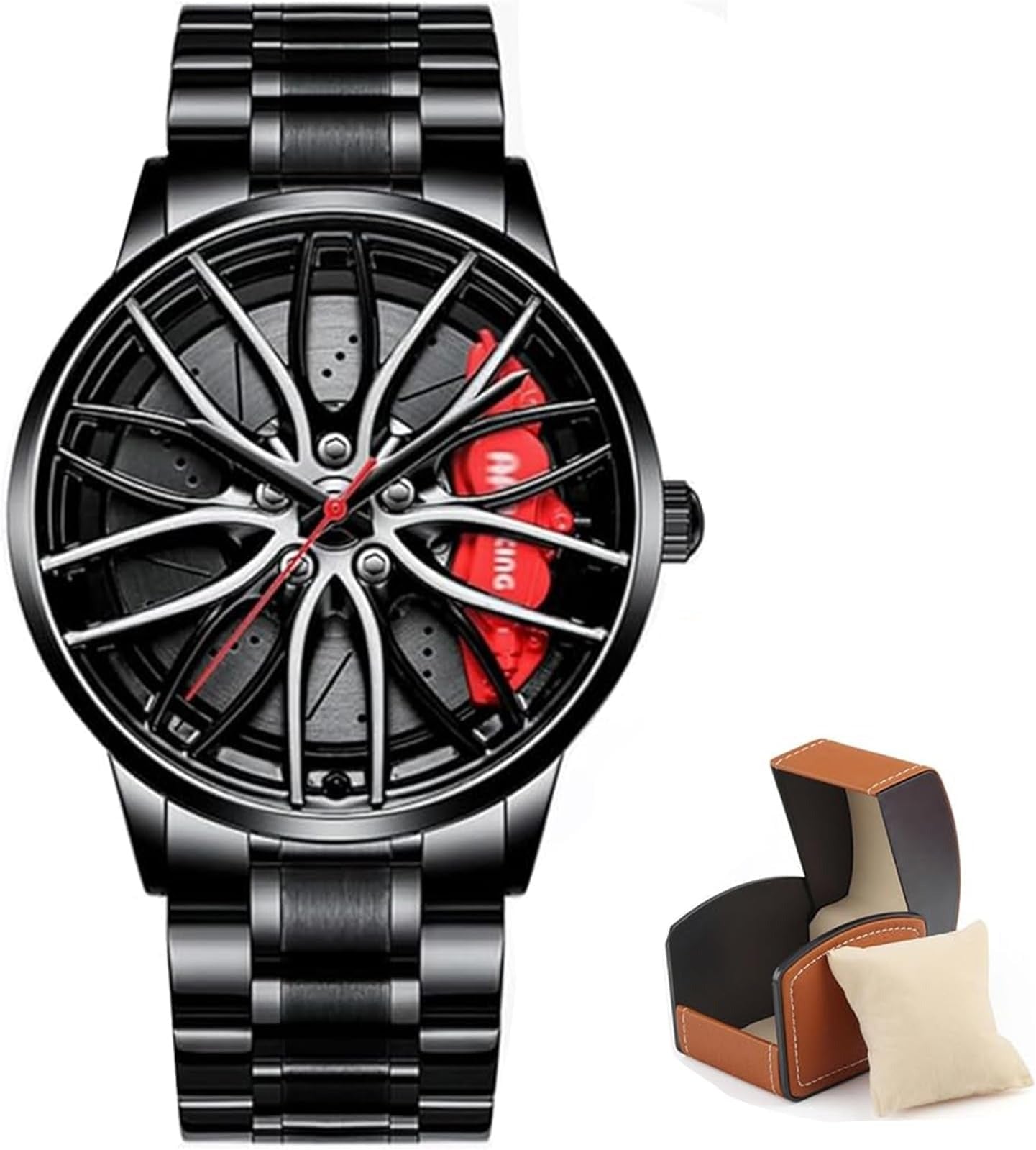Men's Creative 3D Car Wheel Rotating Wrist Watch – KSA DROP