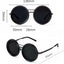 9 Gear Adjustable Tint Round Polarized Sunglasses