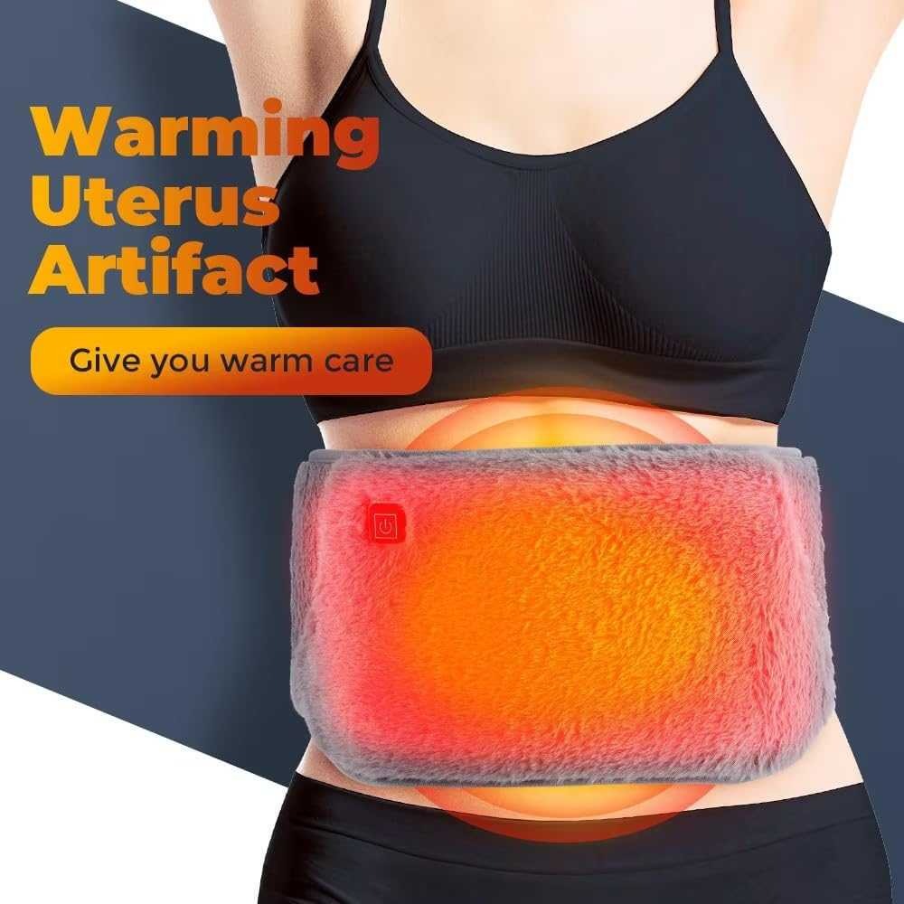 Jukkre Electric Waist Belt Heating Pad – USB Heated Waist & Hand Warmer