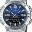 CASIO ANALOGUE DIGITAL MENS STAINLESS STEEL