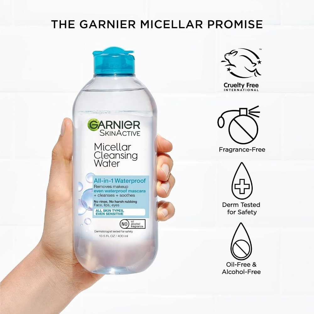 Garnier Micellar Water For Waterproof Makeup,