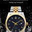 Steel Strap Couple Quartz Watch Set