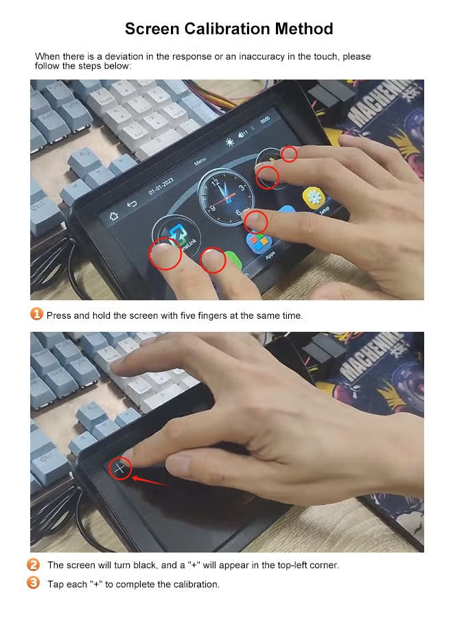 7 Inch Touch Screen Car Display