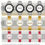 Steel Strap Couple Quartz Watch Set