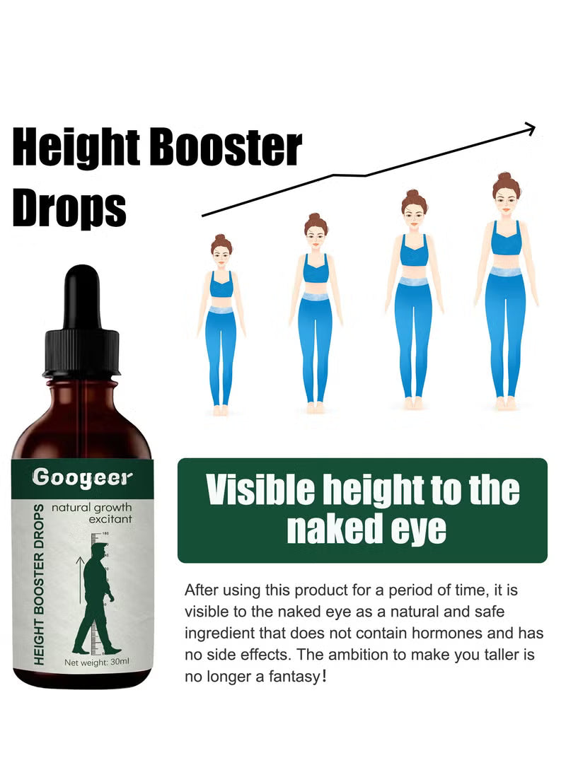 Height Increase Drops, Natural Growth Stimulants, Youth Bone