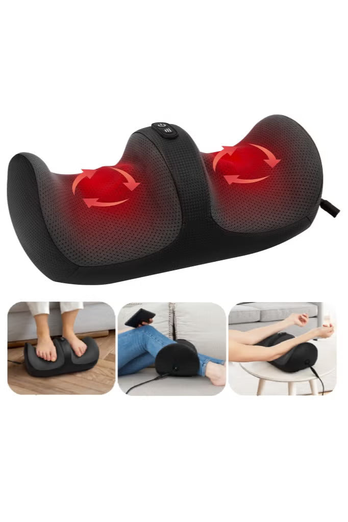 Medcursor Foot & Calf Massager with Heat – Adjustable Intensity, Roller Massage