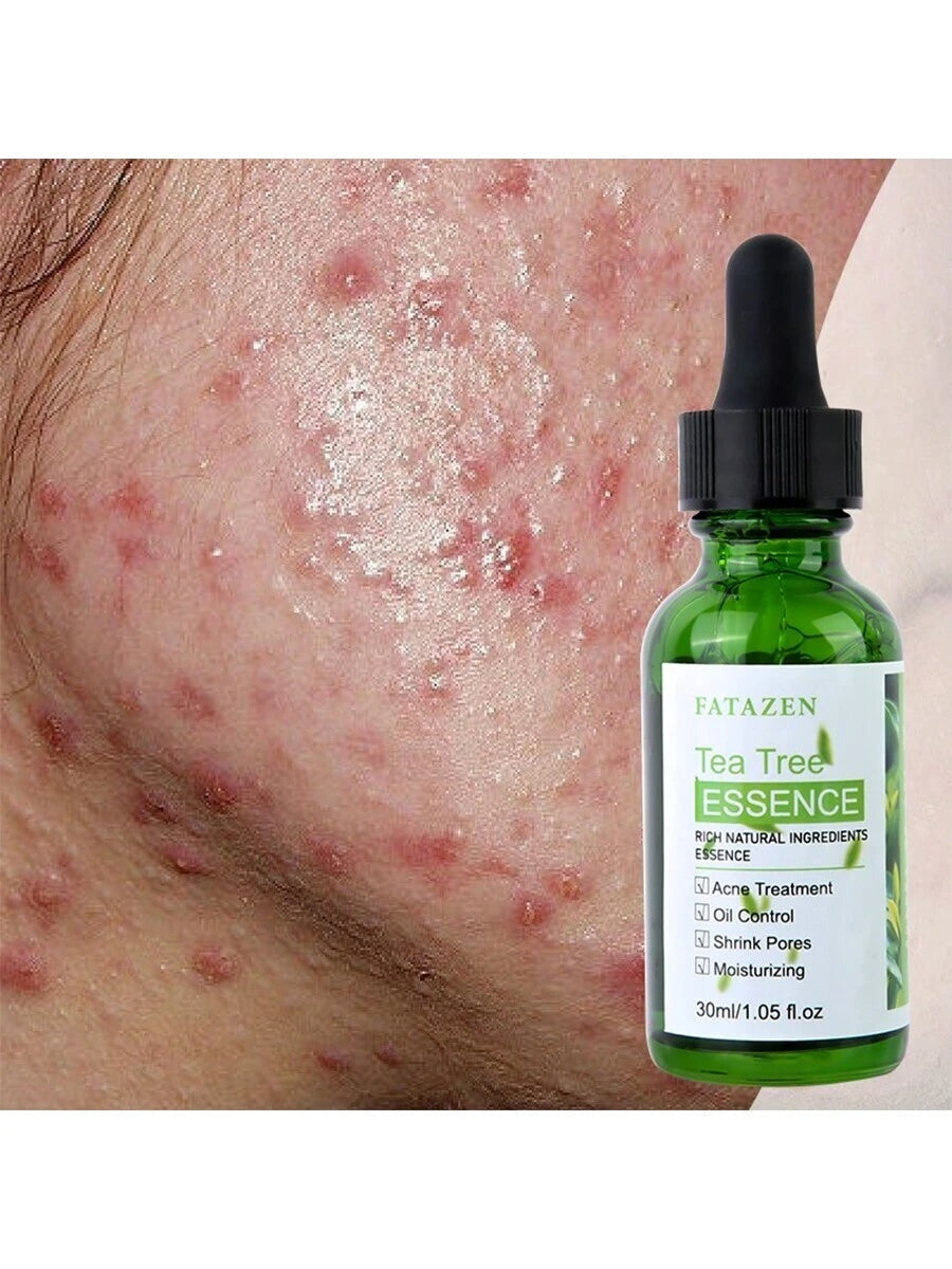 FATAZEN Organic Tea Tree Serum 30ml Natural Herbal Facial Care