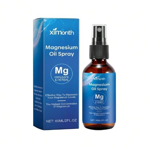 Magnesium Oil Spray, Pure Magnesium Oil Spray, 100% Natural Magnesium Oil Spray (2 Fl.Oz)