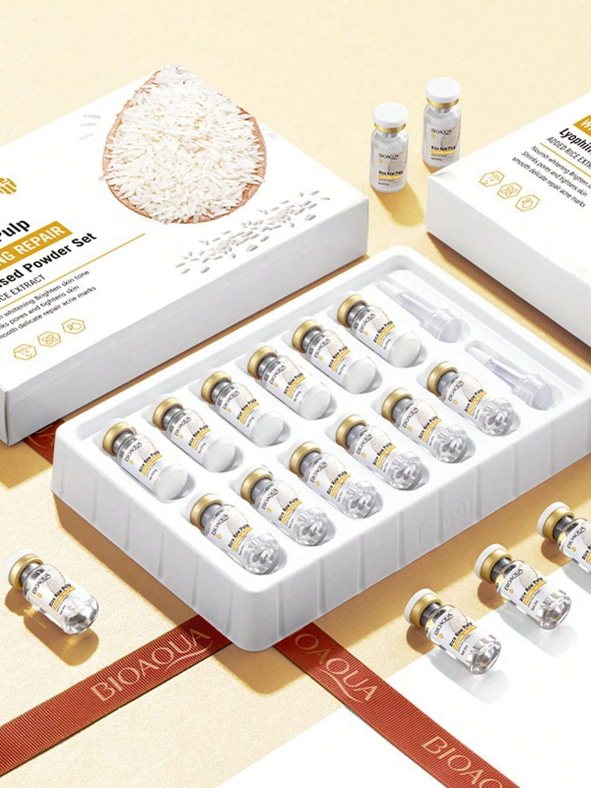 1pc Korean Essence Set Moisturizing Tonic Brightening Anti-Wrinkle Anti-Oxidation Freeze