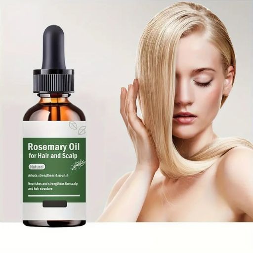 Rosemary Oil For Hair And Scalp, Strengthens Hair, Repairs Split Ends Dry Damaged Hair, Refreshing Hair Care Serum Oil