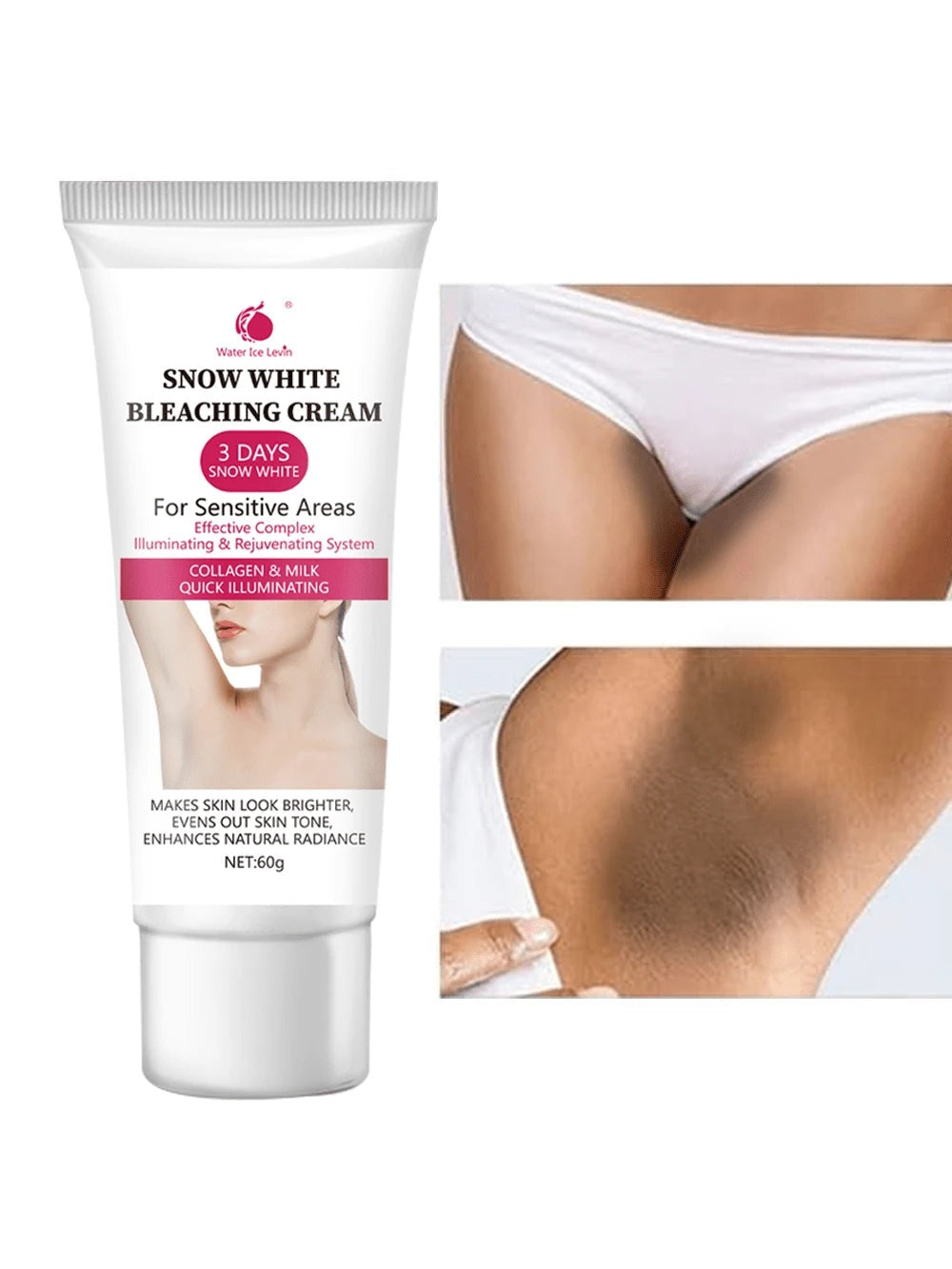 Water ice levin frost-resistant cover containing niacinamide and lactic acid