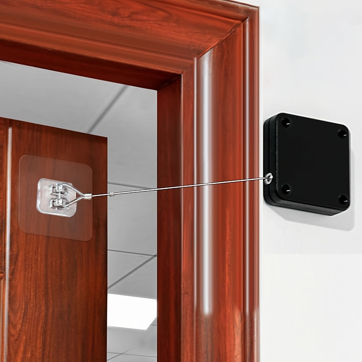 Easy-Install Automatic Door Closer - Adjustable, No-Drill