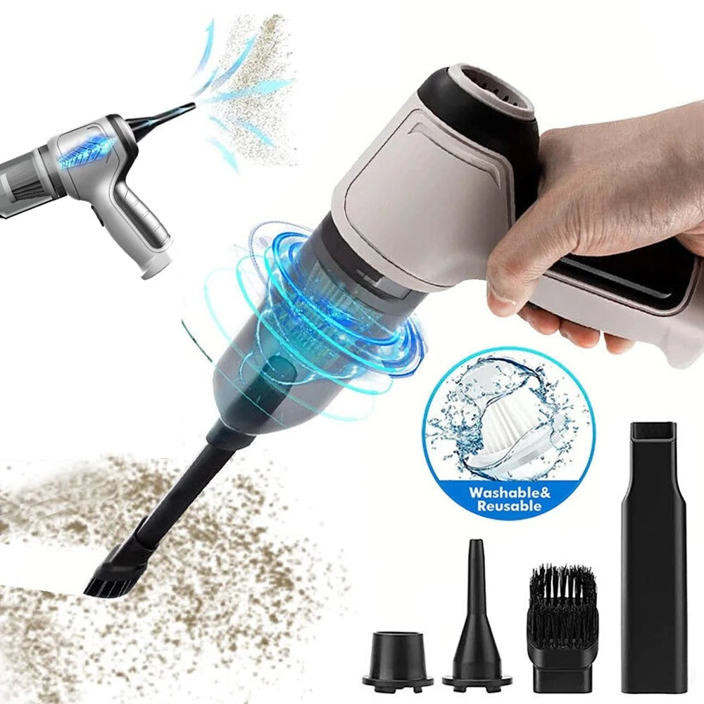 Handheld Wireless Vacuum Cleaner And Air Blower Air Pump 3in1 Dust Blower