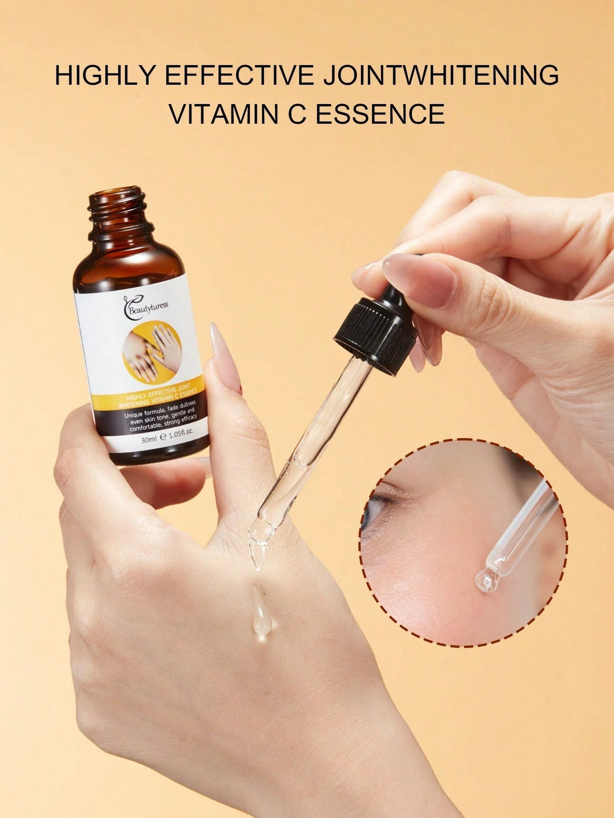 30ml Brightening and Whitening Serum - Made with Vitamin C, Suitable for Spots