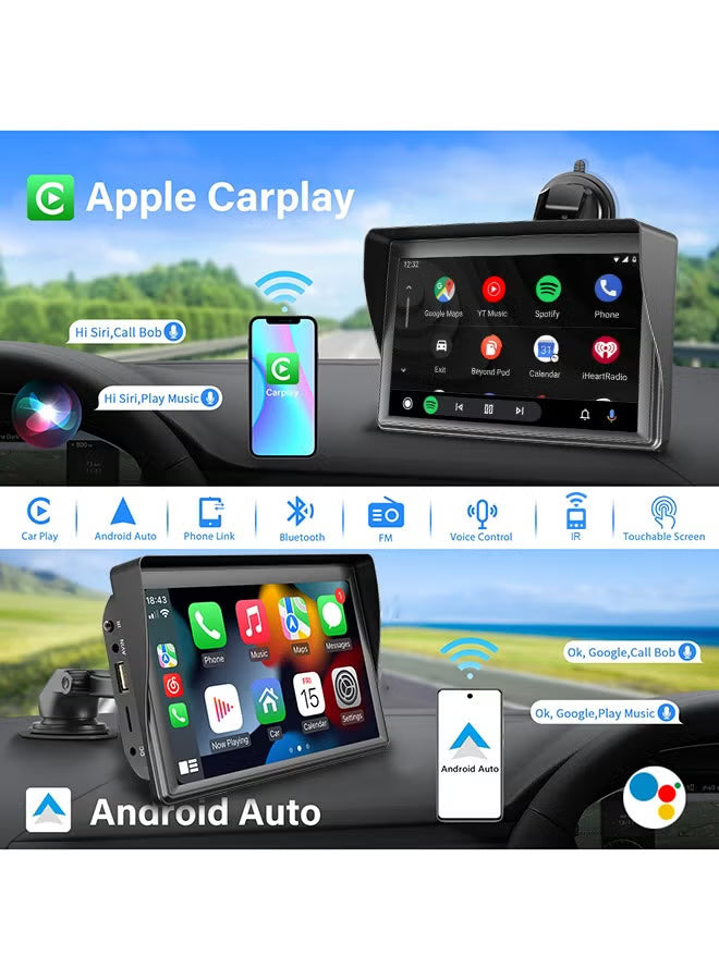 7 Inch Touch Screen Car Display