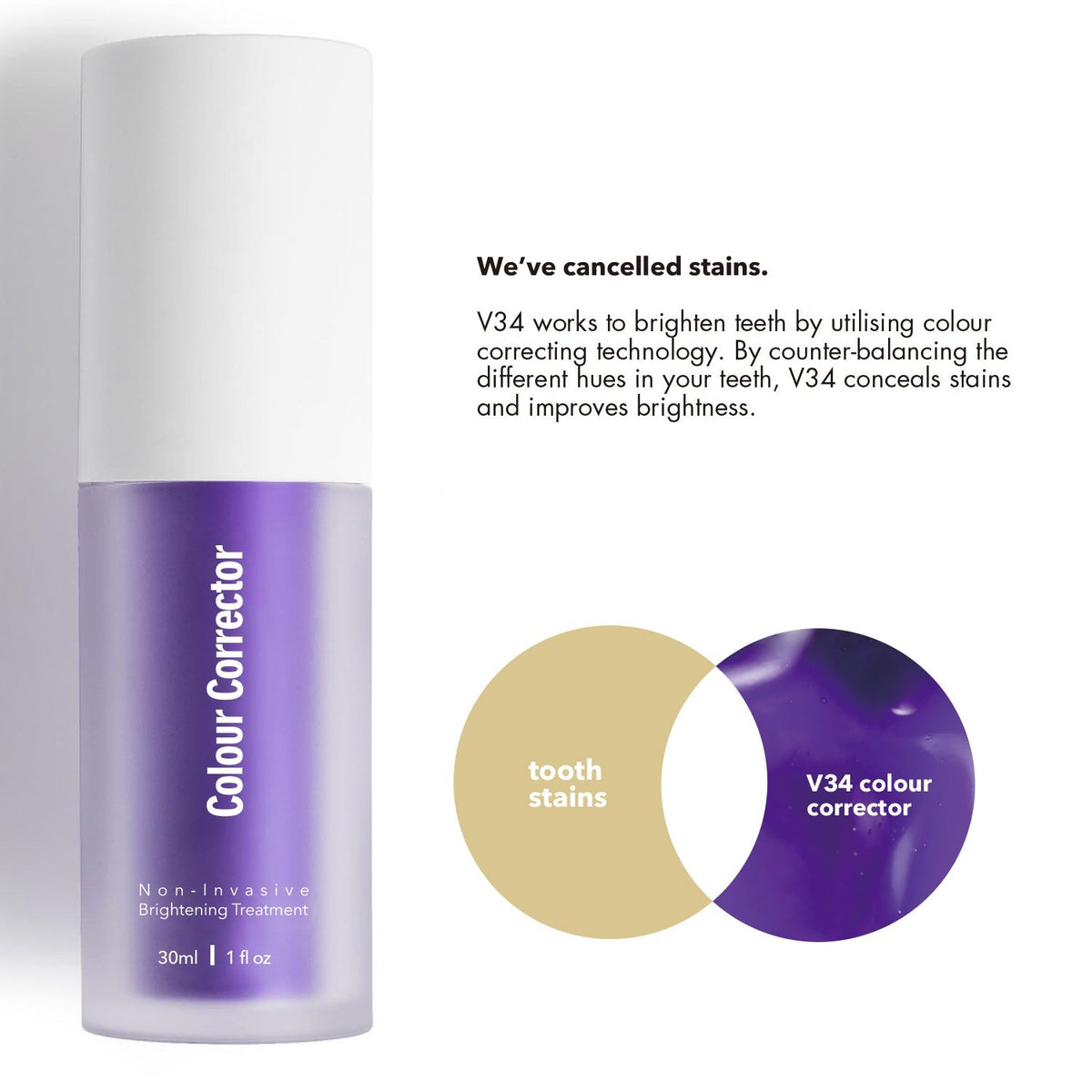 v34 color correcting serum