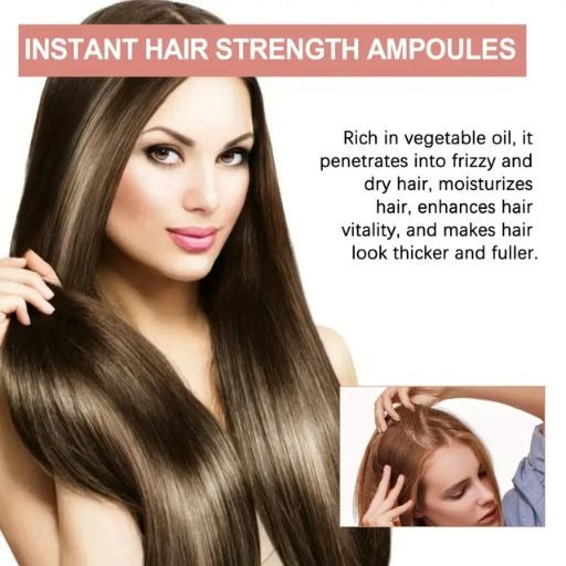 1 Set EELHOE Instant Hair Strength Ampoules - Unisex Adult Liquid Hair Treatment