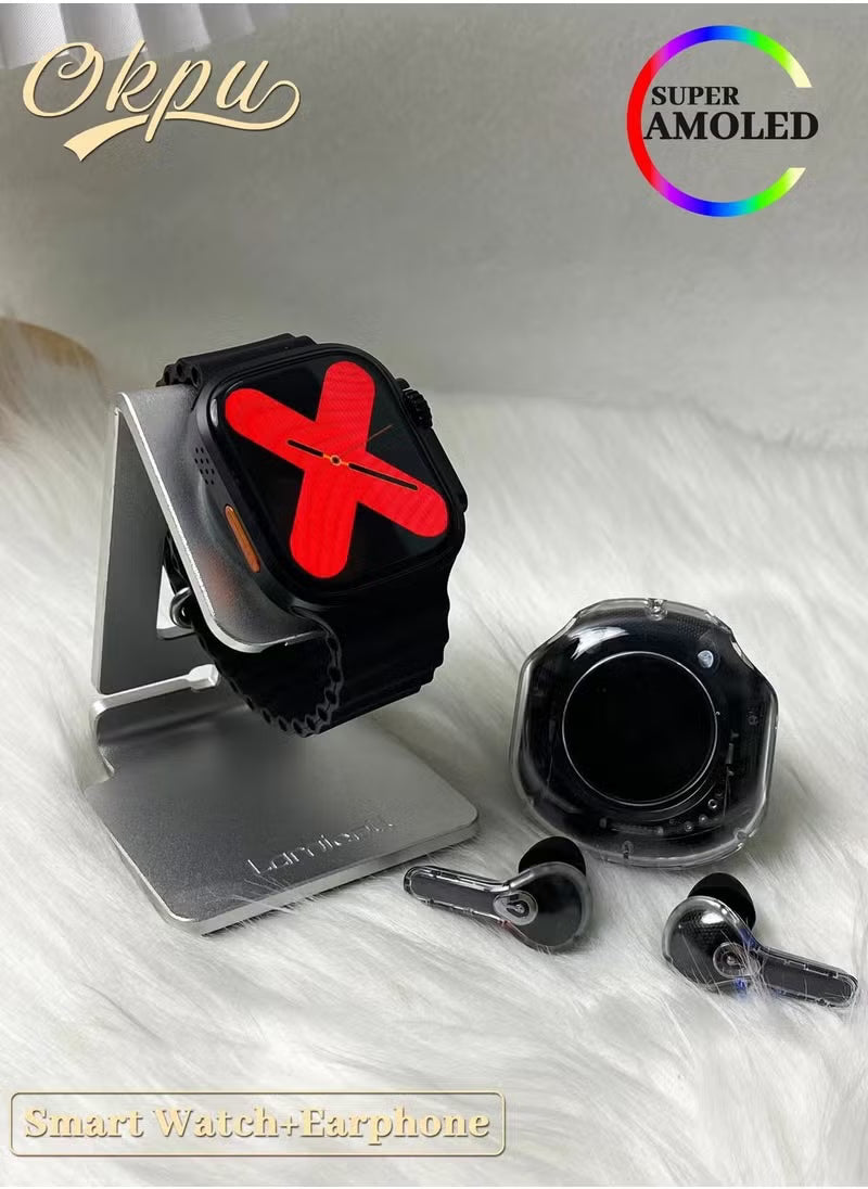 The New 2.3 Large-Screen Smart Watch and Bluetooth Handsfree D110