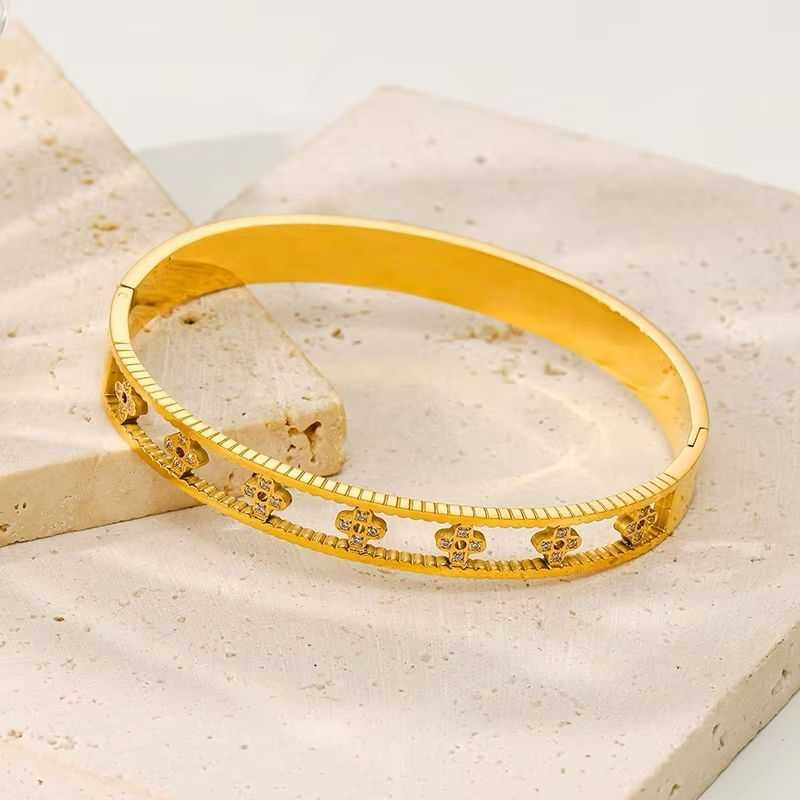 Waterproof Stainless Steel Bangle Bracelets