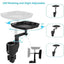 4-in-1 Car Cup Holder Expander with Tray – Adjustable Dual Cup Holder & Car Food Tray Table