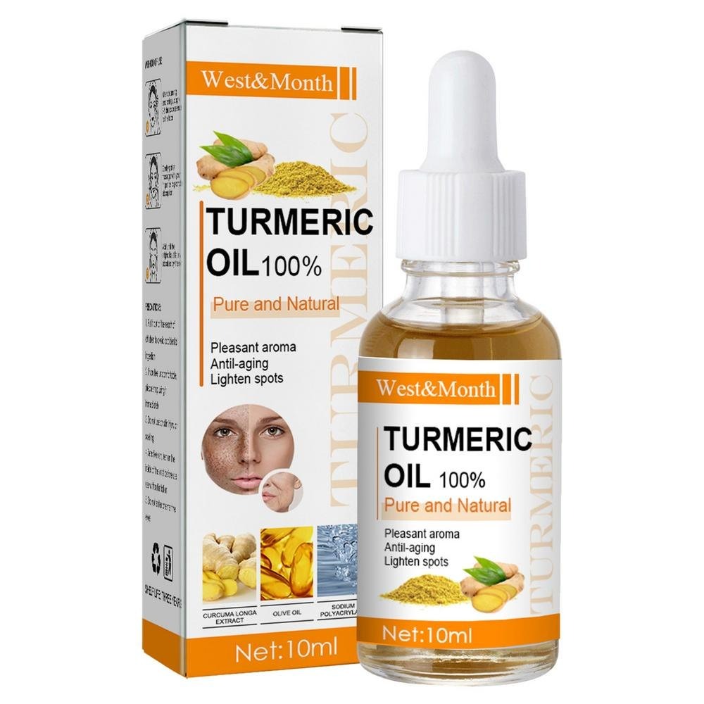 Turmeric Remove Dark Spots Essential Oil Anti wrinkle Serum 100% Pure Therapeutic Grade Face Whitening Moisturizing Skin Care