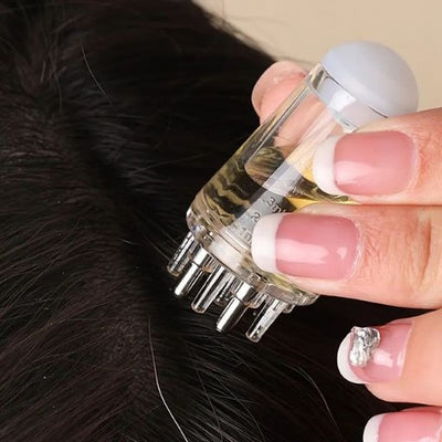 1pc Scalp Apothecary Head Essential Oil Roller, Ball Massage Comb