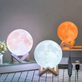 USB Moon Lamp 7 Color Changing Led Lights