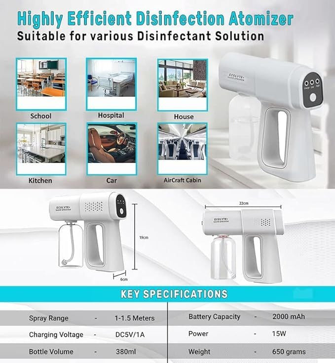 Nano Spray Disinfectant Mist Gun