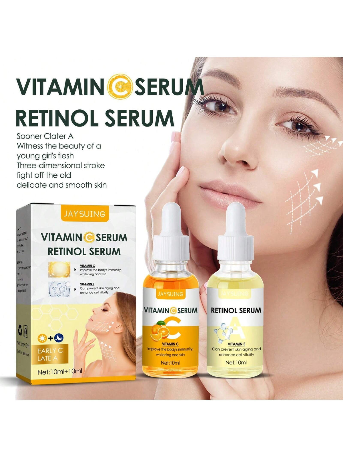 Vitamin G & Retinol Firming Serum 2 Pack, Firming & Lifting Serum