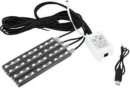 RGB Car Interior Neon Lights with Wireless Remote Control