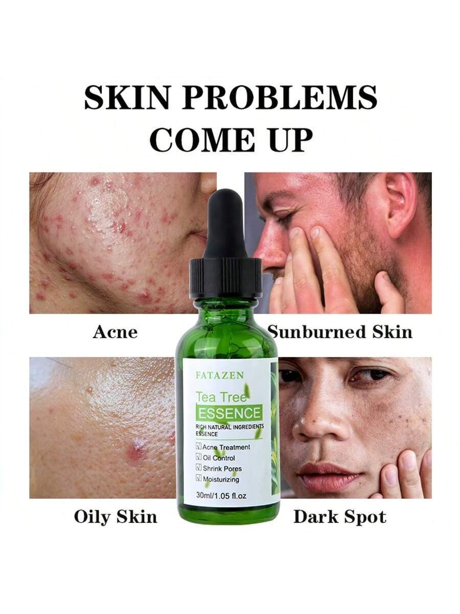 FATAZEN Organic Tea Tree Serum 30ml Natural Herbal Facial Care