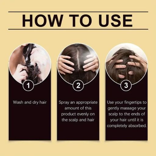 30ml Hair Scalp Treatment Spray with Natural Oils, Biotin-Enriched Scalp Care for Men with Oily Hair