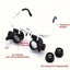 Triple Magnification Powers Glasses