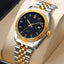 Steel Strap Couple Quartz Watch Set