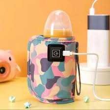 Portable USB Baby Bottle Warmer Travel Milk Warmer Infant Feeding Bottle Heated