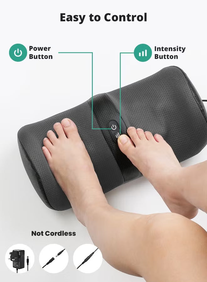 Medcursor Foot & Calf Massager with Heat – Adjustable Intensity, Roller Massage