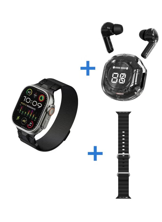 The New 2.3 Large-Screen Smart Watch and Bluetooth Handsfree D110