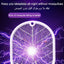 Electric Fly Swatter & Mosquito Zapper – 2-in-1 USB Rechargeable